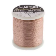 Miyuki&reg; Nylon Beading Thread, 50m Blush