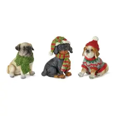 3.5" Winter Dog Set
