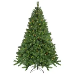 7.5ft. Pre-Lit Chatham Pine Artificial Christmas Tree, Clear Lights