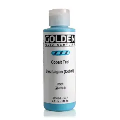 Golden&reg; 4oz. Fluid Acrylics Cobalt Teal