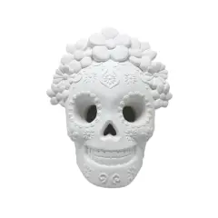  8" DIY Sugar Skull with Flowers by Ashland&reg;