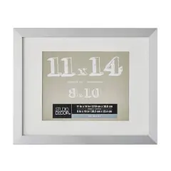 Silver Belmont Frame with Mat by Studio D&eacute;cor&reg;