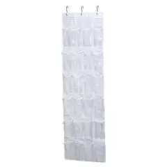 Honey Can Do 24 Pocket OTD Shoe Rack White