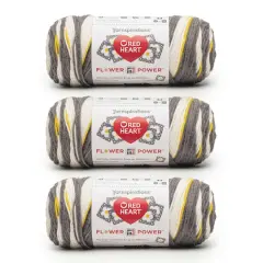 3 Pack Red Heart&reg; All In One Flower Power&trade; Yarn Daisy Do