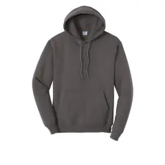 Port & Company&reg; Tall Core Fleece Pullover Hooded Sweatshirt Charcoal