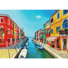 Diamond Dotz&reg; Intermediate Italian Summer Pre-Framed Diamond Painting Kit