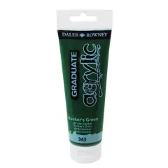 Daler-Rowney&reg; Graduate Acrylic Paint, 120mL 343 Hooker's Green