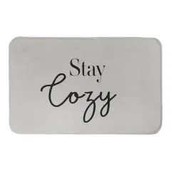 Designs Direct Stay Cozy Bath Mat, 34" x 21"