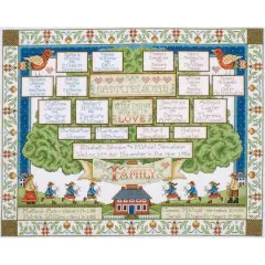 Design Works&trade; Family Tree Counted Cross Stitch Kit