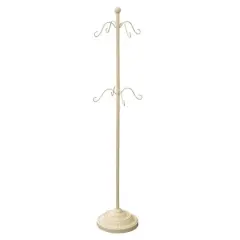 Haute Decor 42" Ivory White Adjustable Christmas Stocking Tree Stand