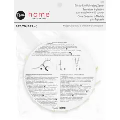 Dritz&reg; Home Cream Cut-To-Size Upholstery Zipper, 3.25yd.