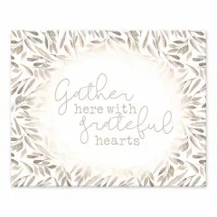 Gather Grateful Tabletop Canvas