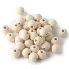 16mm Round Wood Beads, 34ct. by Make Market&reg;