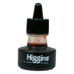 Higgins Drawing Ink, 1oz. Red Orange