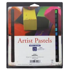 Pro Art&reg; Basic 24 Color Square Artist Pastels
