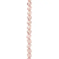 Pink Triangle Cut Glass Beads, 6mm by Bead Landing&trade;