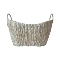 Small Whitewashed Basket with Handles by Ashland&reg;