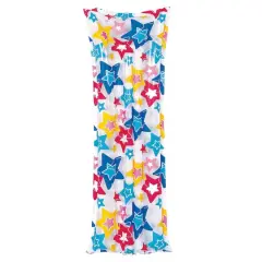 Pool Central 6ft. Multicolor Blue & Yellow Stars Inflatable Swimming Pool Float