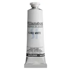 Williamsburg&reg; Artist Oil Colors Safflower Oil, 37mL Flake White