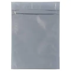 JAM Paper 4" x 6" Clear Foil Lined Invitation Envelopes with Zip Closure, 25ct.