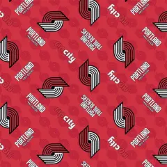 Camelot Fabrics NBA Portland Trail Blazers Cotton Precut Fabric Bundle