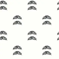 RoomMates Rose Lindo Half-Moon Peel & Stick Wallpaper Black