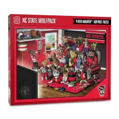 College Football Purebred Fans A Real Nailbiter 500 Piece Puzzle NC State Wolfpack