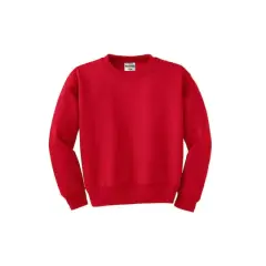 JERZEES&reg; NuBlend&reg; Crewneck Youth Sweatshirt True Red