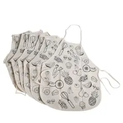 S&S&reg; Worldwide Velvet Art Child's Apron, 6ct.