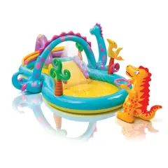 Intex&reg; 10ft. Dinoland Pool & Play Center