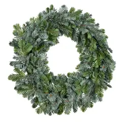 24" Green Medford Pine Christmas Wreath
