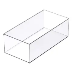 12" x 6" Clear Stacking Storage Bin by Simply Tidy&trade;