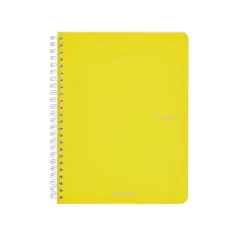 Fabriano&reg; EcoQua Spiral Bound Grid Notebook Yellow