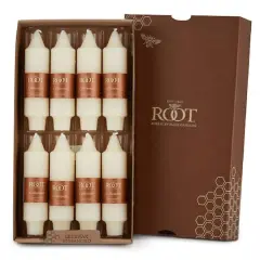 Root Candles 5" Unscented Timberline&trade; Collenette Taper Candles, 8ct. Ivory