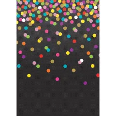 Teacher Created Resources Better Than Paper&reg; Colorful Confetti on Black Bulletin Board Roll, 4ct.