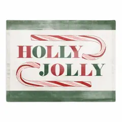 Holly Jolly Candy 18x14 Cotton Twill Placemat