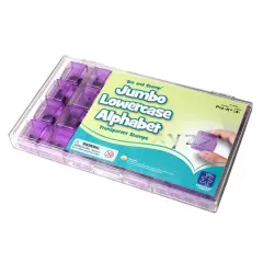Educational Insights&reg; See and Stamp&trade; Lowercase Alphabet Transparent Stamps