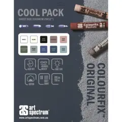 Art Spectrum&reg; Colourfix&trade; Original 9" x 12" Cool Pack, 10 Sheets