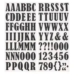 Black Foam Alphabet Stickers by Recollections&trade;