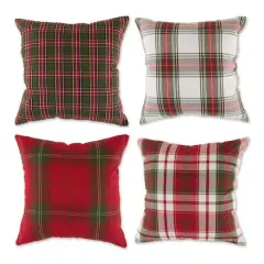 DII&reg; Traditional Christmas Plaid Pillow Cover Set