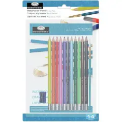 Royal & Langnickel&reg; Essentials&trade; 14 Piece Watercolor Pencil Artist Pack 