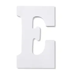 9" White MDF Whimsy Letter by Make Market&reg; E