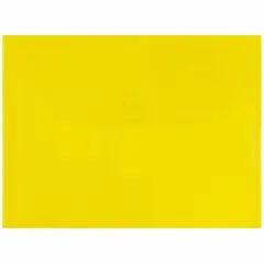 JAM Paper Booklet Plastic Envelopes with Hook & Loop Closure, 24ct. Yellow