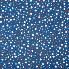 SINGER Solid Stars on Navy Cotton Fabric