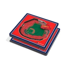 MLB 3D StadiumView Coasters St Louis Cardinals