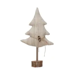 Hello Honey&reg; 12" Natural Canvas Tree with Bells Decoration