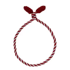 Haute Decor 16" Red & White Decorative Twist Ties, 6ct.