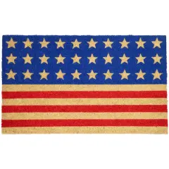 Americana Stars & Stripes Coir Outdoor Doormat