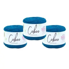 3 Pack Lion Brand&reg; Coboo&reg; Yarn Steel Blue