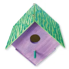 S&S Worldwide&reg; 5" x 5" Unfinished Wooden Birdhouse, 12ct.